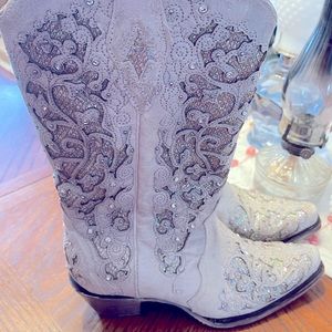 Corral bling and glitter cowgirl boots